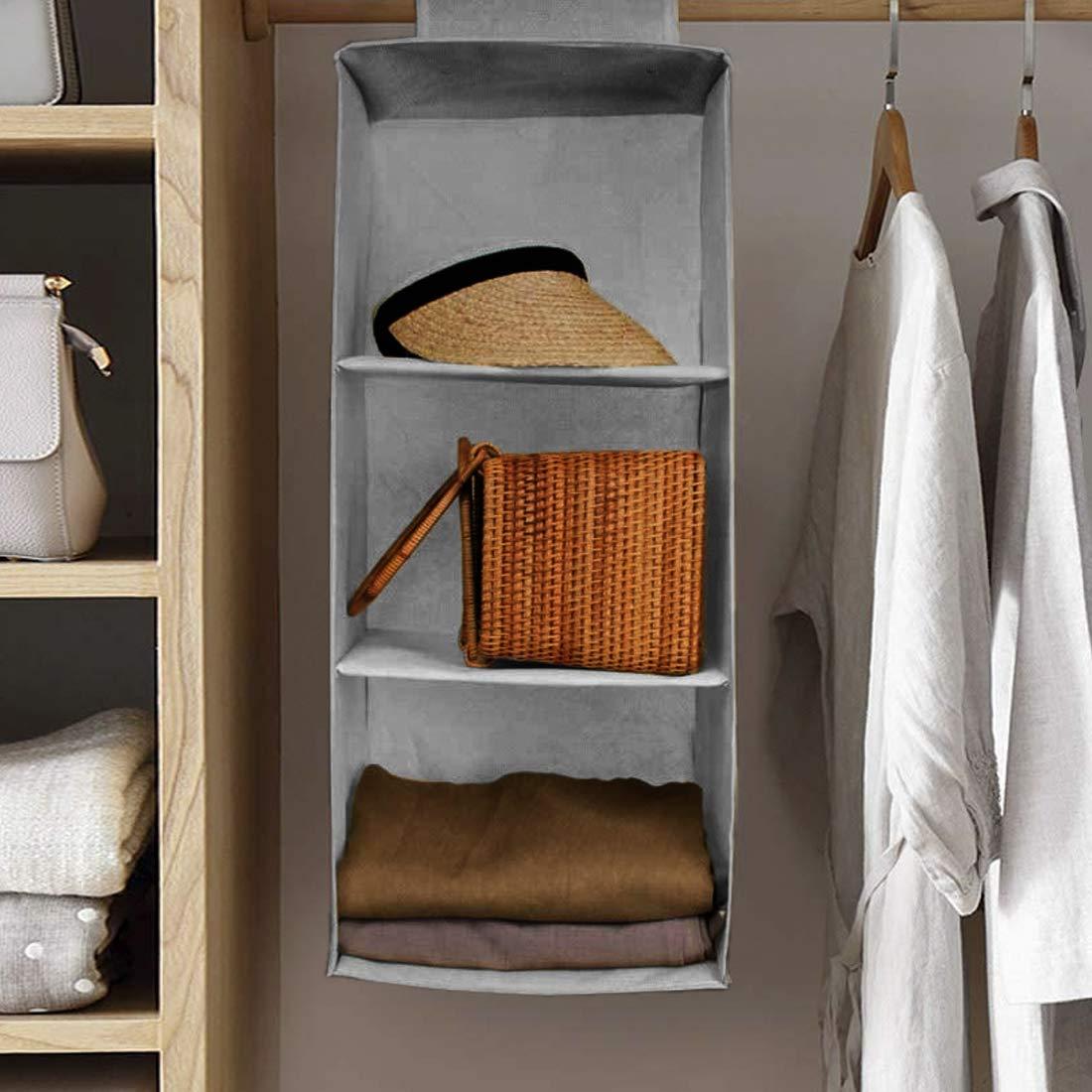 Hanging Wardrobe Organizer- 3 Shelves
